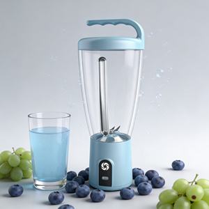 Presse-agrumes sans fil rechargeable par USB/batterie, 1000 ml, 150 W, mixeur portable robuste, fabricant de smoothies, broyeur de glace, hachoir turbo, sans BPA - Product Image 6
