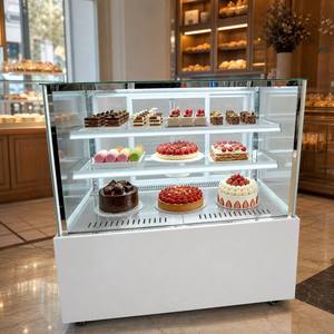 Vitrina Refrigerada Profesional para Pasteles con Iluminación LED para Exhibición de Pasteles de Boda y <span class=keywords><strong>Cumpleaños</strong></span> - Product Image 4