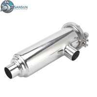 Filtre à angle soudé SS304 SS316L pour système de refroidissement liquide de centre de données