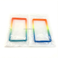 Étuis de protection RFID en TPU holographique multicolore pour passeport et cartes de crédit, 35pt, style tendance, souples et flexibles, sans fermeture