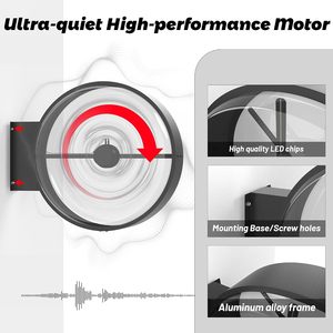 Outdoor Waterproof Double Sided Display 3D Hologram Fan Holographic <b>Advertising</b> <b>Light</b> <b>Box</b> Store Sign with Smart App Control - Product Image 5