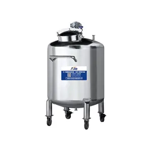 Factory Price Stainless Steel 316L Durable 200L Storage Tank Beautiful Removable Sealed Pneumatic Mixing Tank