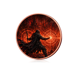 Pièces de monnaie en cuivre pur .999 de 2*1 oz, double face, motif Mythology <span class=keywords><strong>Demon</strong></span> <span class=keywords><strong>Lord</strong></span>, collection Baddies, pièce de 1 oz - Product Image 3