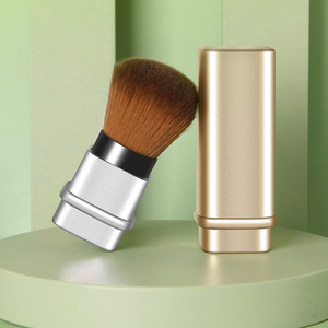 Custom LOGO Mini Rose Gold Foundation Makeup <strong>Brush</strong> Kabuki Facial Beauty Tools Face Powder Blush <strong>Brushes</strong> Nail Cleaning <strong>Brush</strong> - Product Image 2