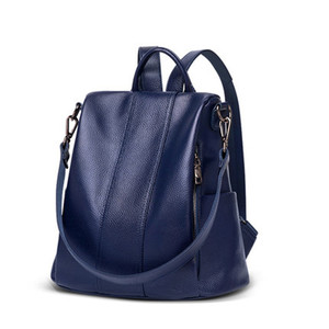 Sac à dos pour femme 2025, nouveau style européen et américain, sac à dos en cuir pour femme, une génération - Product Image 3
