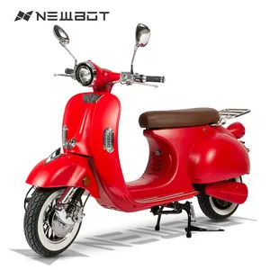 Dual Motor Retro Vintage Electric Scooter Long Range Electric Motorcycle 3000W 45km/h L1E Elektroroller COC