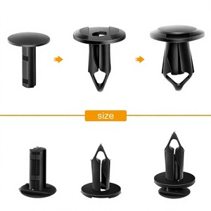 for <b>Car</b> Push Type <b>Clips</b> 150Pcs With Remover Tool For Bumper Mudguard Repair Replacement Fastener Plastic - Product Image 2