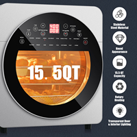 Friteuse à Air pour la cuisine, 2 pièces, avec 0 additifs, écran tactile, appareil électrique, de marque numérique, four à friture