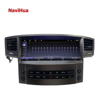Lecteur DVD de voiture Navihua à écran tactile Android pour Lexus LX570 2007-2015 Autoradio 12.3 pouces Système multimédia de navigation GPS de voiture