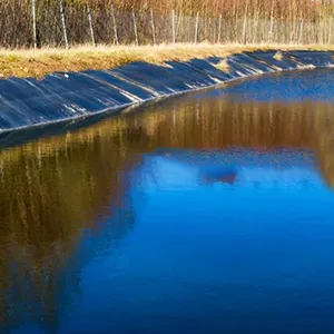 Doublure de géomembrane HDPE d'usine, imperméable, de qualité alimentaire, pour étang, pour la construction de lac artificiel