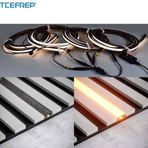 Easy Install 13mm Slat <b>Wall</b> <b>Wood</b> Panel Plug-in and Play Flexible Strip <b>Lighting</b> Kits for Home Decoration - Product Image 2