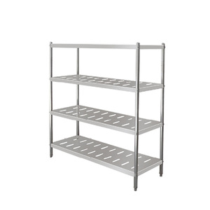 Guanbai Égouttoir à vaisselle à deux niveaux en acier inoxydable, petit support pour le séchage de la vaisselle, comptoir de cuisine, organisateur de rangement pour hôtel et restaurant - Product Image 5