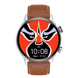 นาฬิกาอัจฉ<span class=keywords><strong>ร</strong></span>ิยะ AMOLED หน้าจอล็อคด้วย<span class=keywords><strong>ร</strong></span>หัสผ่าน1.36นาฬิกาสมาร์ทวอทช์วัด<span class=keywords><strong>ค</strong></span>วามดันโลหิตสาย BT สำหรับผู้หญิงผู้ชาย - Product Image 4