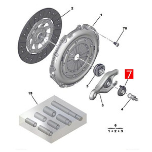 บูชชุดเกียร์ Citroen Peugeot 307 รุ่น 9676898980 อะไหล่ทดแทนสำหรับรถยนต์ - Product Image 3