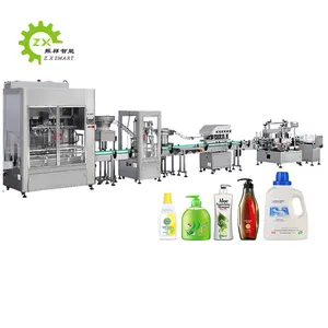 ZXSMART Good Price Automatic Detergent Hotel Bottle Hand Wash Liquid Soap Shower Gel Body Cream Lotion Shampoo Filling Machine