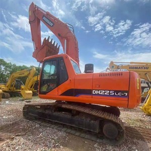 Excavadora de cadenas Doosan DX225LC usada original de Corea, 22 toneladas, tren de rodaje completo, piezas de repuesto accesibles - Product Image 3
