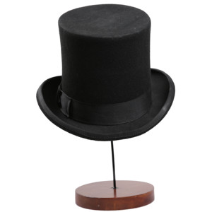 Tùy chỉnh chapeau Homme. Đen Jazz Cap Masquerade 100% Úc Len Phẳng Vui Đảng Phong Cách Ảo Thuật Gia <span class=keywords><strong>Top</strong></span> <span class=keywords><strong>Hat</strong></span> Bán Buôn Cho Nam Giới - Product Image 2