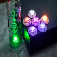 Sous-verre en acrylique de marque Longstargift avec fonction d'éclairage LED, autonomie de 24 heures, design coloré pour les fêtes et les mariages