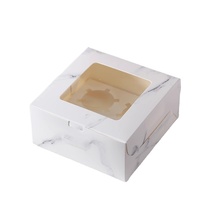 Boîtes à gâteaux écologiques et recyclables, boîtes à gâteaux transparentes personnalisées avec logo