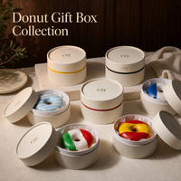 Boîte cylindrique en papier pour gâteau rond personnalisée, logo en feuille d'or, emballage pour pâtisserie, boîte cadeau pour cheesecake, emballage pour dessert