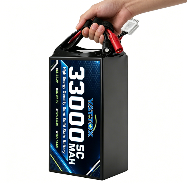 New Tech Rechargeable Semi-Solid LCO 6S 12S 14S 24S 16000-30000mAh Drone Battery for Long Flight