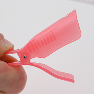 10 pièces/boîte de dissolvant de vernis à ongles transparent Clip d'art à ongles trempage Clips de casquette dissolvant de vernis à ongles Gel UV enveloppes nettoyant dégraissant nettoyant pour ongles - Product Image 5