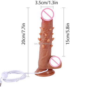 SacKnove Silikon-Stoß<span class=keywords><strong>dildo</strong></span> mit Hautstruktur, Künstlicher Penis, G-Punkt-Stimulation, Flexibler Realistischer Vibrierender <span class=keywords><strong>Dildo</strong></span> für Frauen, Sexspielzeug - Product Image 4