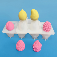 Cetakan buah silikon 3D cetakan kue silikon makanan penutup cetakan kue jeli permen bentuk coklat