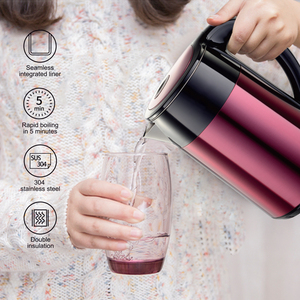 Bollitore elettrico per acqua bollente con velocità dell'elettrodomestico da cucina bollitore sano in acciaio inossidabile con Base rotazionale a 360 gradi - Product Image 5