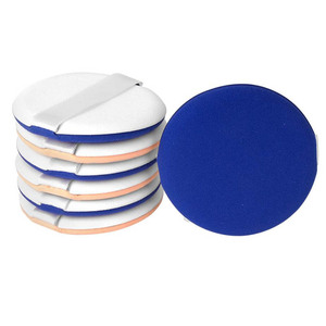 Bọt Biển Trang Điểm Tròn Với Đệm Khí Và Satin Để Trộn Và Áp Dụng Phấn Nền Dạng Kem Nền - Product Image 1