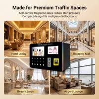 Mini distributeur de parfums en flacon, machine de distribution de parfums autoportante avec paiement par carte de crédit et espèces