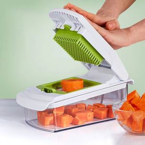 Top Seller New Arrival Manual Multifunctional 18-Piece Vegetable Chopper Onion Cutter <b>Potato</b> Peeler Kitchen Fruits Slicer - Product Image 4