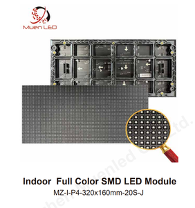 จอแสดงผล LED SMD ในอาคาร P4 โมดูลจอ LED ในอาคาร ขนาด 320x160 มม. จอแสดงผล LED ขายดี - Product Image 2