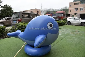 Jouet đổ piscine bé jouet Inflatable phun màu xanh Cá voi mùa hè hồ bơi trò chơi nước đồ chơi cho trẻ em