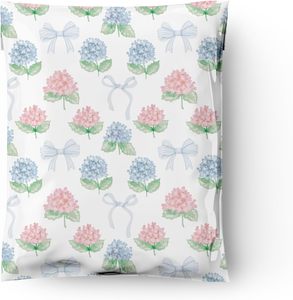 Buste per Spedizioni in Polietilene Impermeabili Autosigillanti Resistenti agli Strappi con Design Floreale Estivo Ortensie 10x13 (100) - Product Image 5