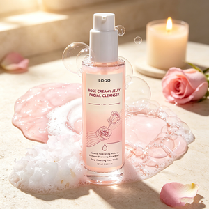 <span class=keywords><strong>Detergente</strong></span> Viso in Crema Gelatina alla Rosa Private Label, Struccante Delicato Idratante, <span class=keywords><strong>Detergente</strong></span> Profondo, Essenza per la Cura della Pelle - Product Image 5