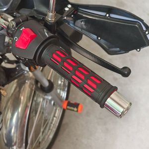 Empuñadura de goma para manillar de motocicleta, cubierta cilíndrica antideslizante para Cruisers Retrofit Upgrade SX 165 - Product Image 1
