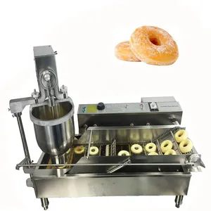 De gas eléctrica mini donut máquina de producción donut maker