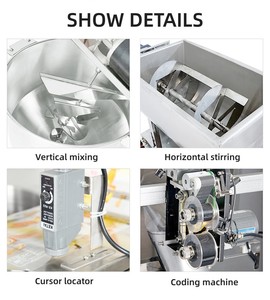 Máquina automática de envasado de alimentos para bolsas de papel para ensalada, crema, salsa de frijoles, mermelada, tomate, ketchup y mantequilla de maní, función de pegado - Product Image 5