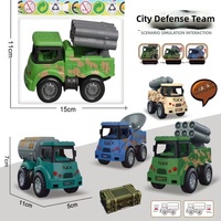 Ensemble de jouets pour enfants : Excavatrice d'ingénierie, Camion de pompiers, Voiture militaire à remonter – Vente en gros pour stands de rue, Petits cadeaux