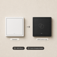 Interrupteur mural intelligent WiFi Tuya, norme européenne, tactile, 1, 2, 3, 4 voies, 100-240V, L+N, SmartLife, Google Home, CE, EAC, OEM