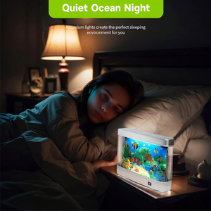 Bestverkopende Elektronische Aquarium Led Nachtlampje Retail Simulatie Horloge Met 8W Power Plastic Materiaal Voor Gebruik In De Huiskamer - Product Image 6