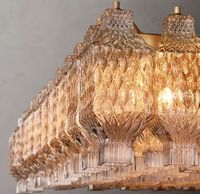 XZ Custom Luxury Pendant Lights Designer Contemporary Patent Vintage Living Room Modern Glass Led Ceiling Crystal Chandelier