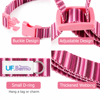 Collier pour chien en nylon écologique à libération rapide, accessoires personnalisés pour animaux de compagnie, vente en gros