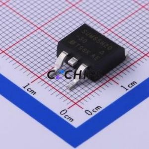 Transistor à effet de champ (MOSFET) SUM65N20-30-E3 TO-263, neuf, de marque d'origine - Product Image 1