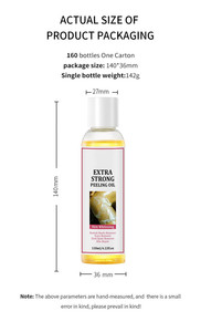 OEM Extra Fuerte Aceite Cicatriz Eliminar Estrías Exfoliante Peeling Solución Blanqueamiento Amarillo Increíble Aclaramiento DE LA Piel 50 PCS - Product Image 4