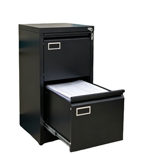 Armoire de classement mobile en acier à <span class=keywords><strong>2</strong></span> tiroirs, étagères mobiles, armoires de classement, armoire de rangement de documents de bureau pour l'organisation des dossiers - Product Image 1