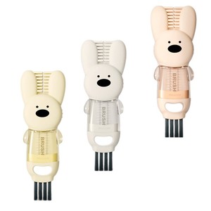 Rabbit 4 In 1 Cup Lid <b>Brush</b> Nylon Bristles Multi Functional Cleaning For <b>Bottle</b> And Cup Crevice Scrubber - Product Image 2