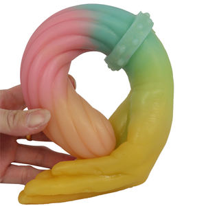 2022 New Sex Toys LUUK-7032 doppel köpfigen pseudo-förmigen Penis oberen Teil abgerundeten Kopf klassische und unveränderte Handflächen form - Product Image 2