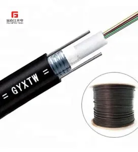 Long delivery length Crush resistance plastic optica fiber light cable flexibility High strength GYXTW opt optic fibra cables